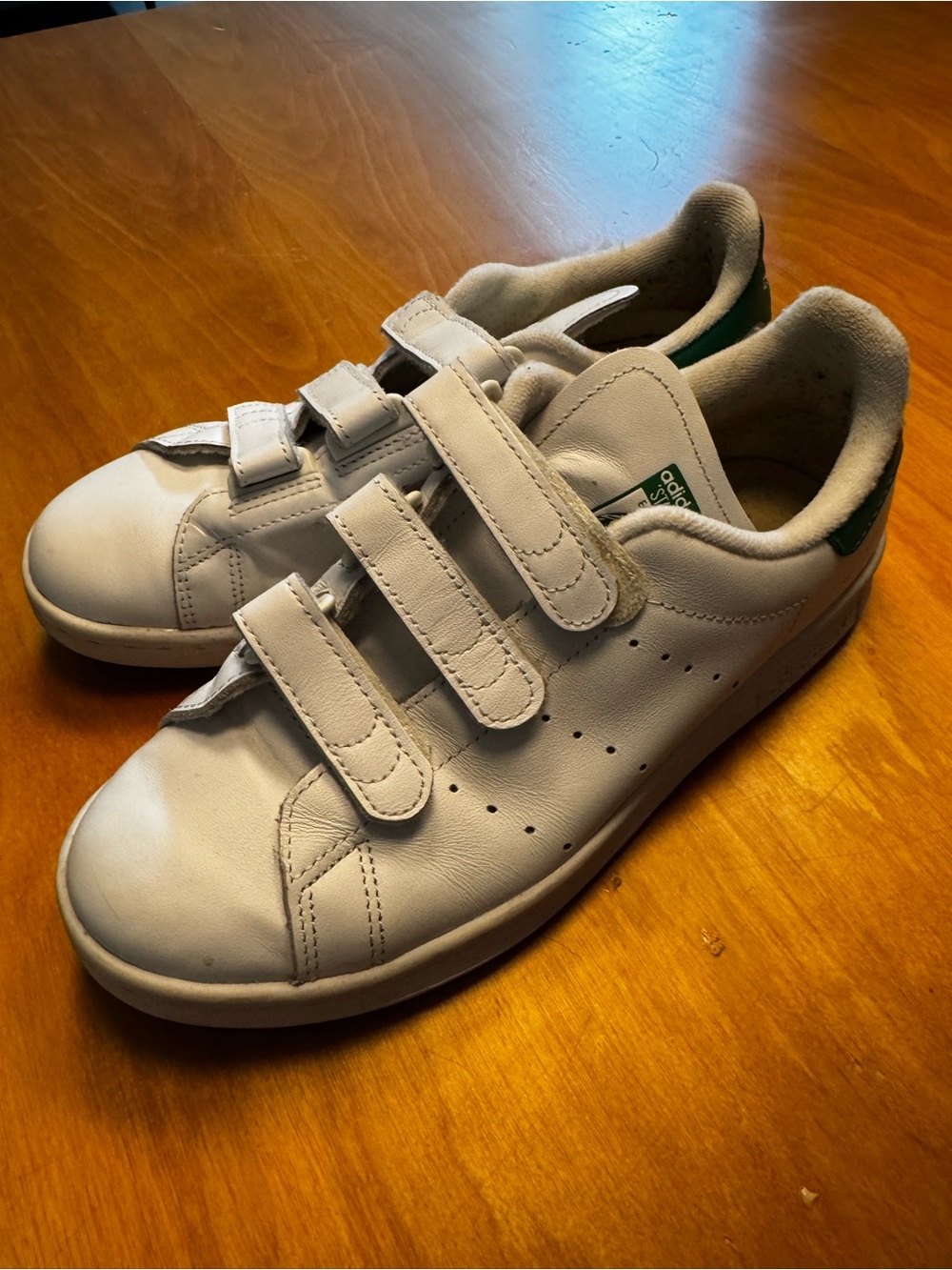 Stan Smith - White Leather Velcro